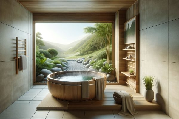 baignoire chauffante japonais